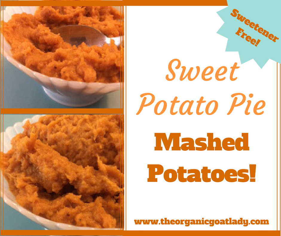Sweet Potato Pie Mashed Potatoes!