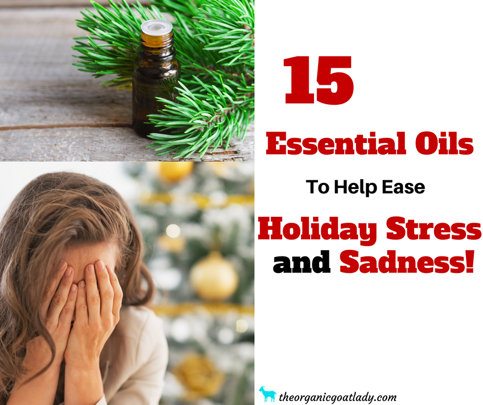 15 Essential Oils To Help Ease Holiday Stress and Sadness