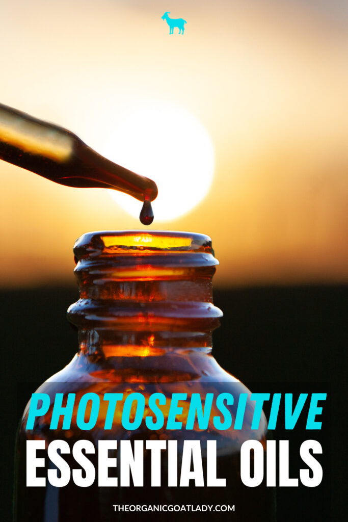 Photosensitive Essential Oils